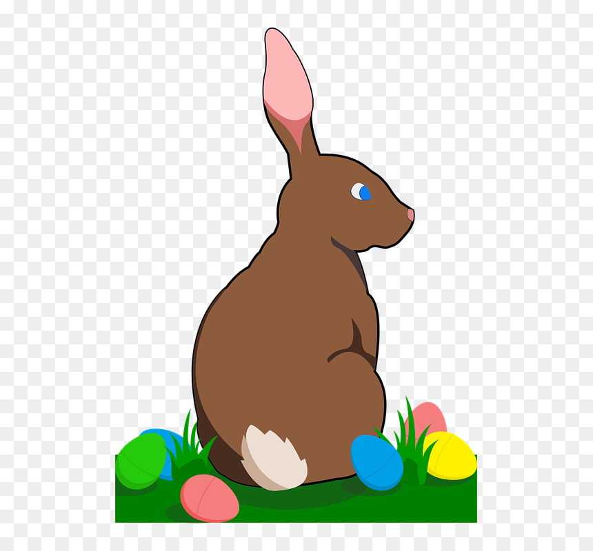 Kelinci Paskah Vektor Png, Transparent Png - easter grass png