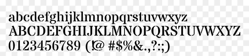 Exo 2 Font, HD Png Download - stencil png