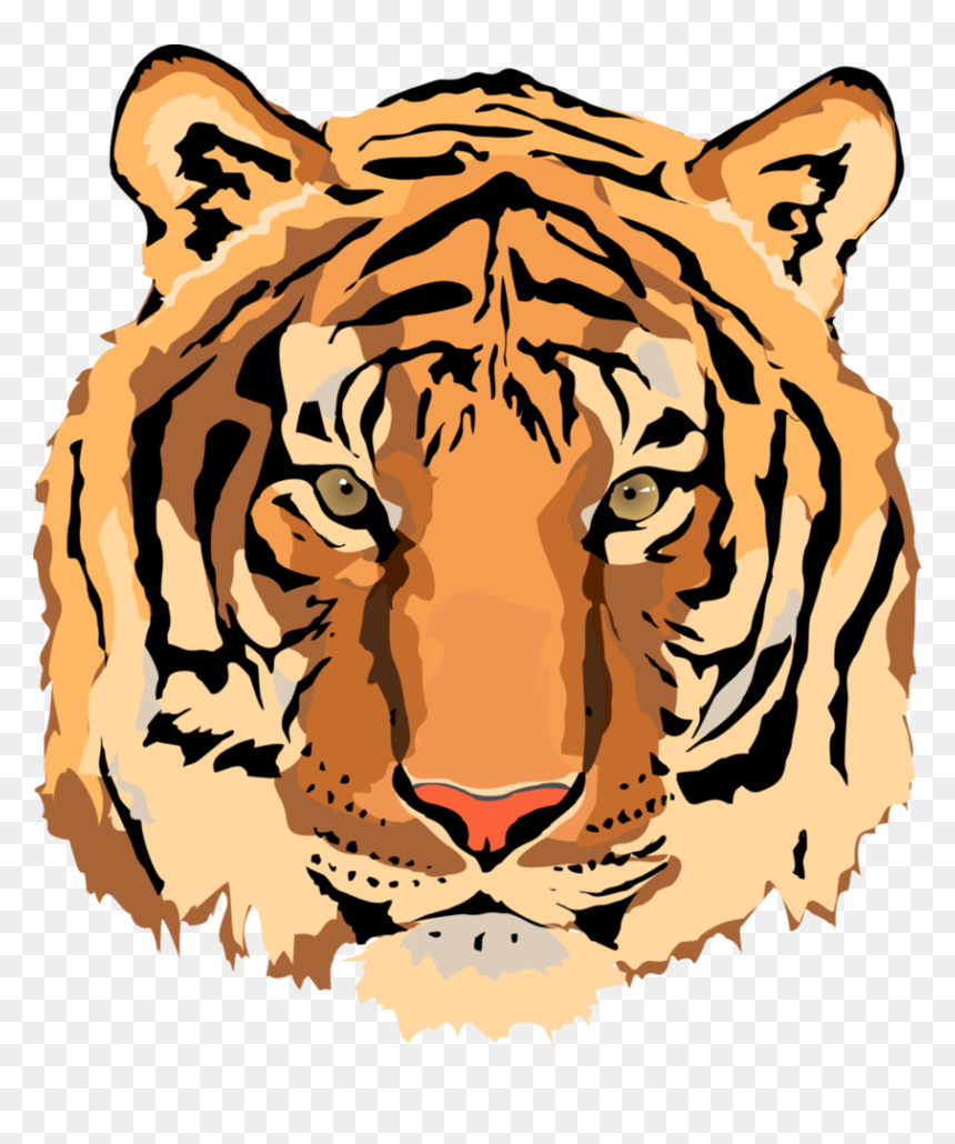 Tiger Vector - Clipart Library - Clip Art Library Tiger, HD Png Download - roaring tiger png