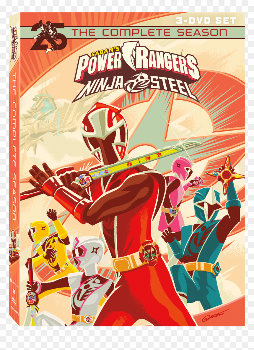 Power Rangers Ninja Steel Dvd, HD Png Download - power rangers 2017 png