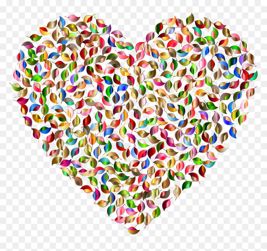 Prismatic Green Heart 5 No Background Clip Arts - Johannes 15 9 17, HD Png Download - green heart png