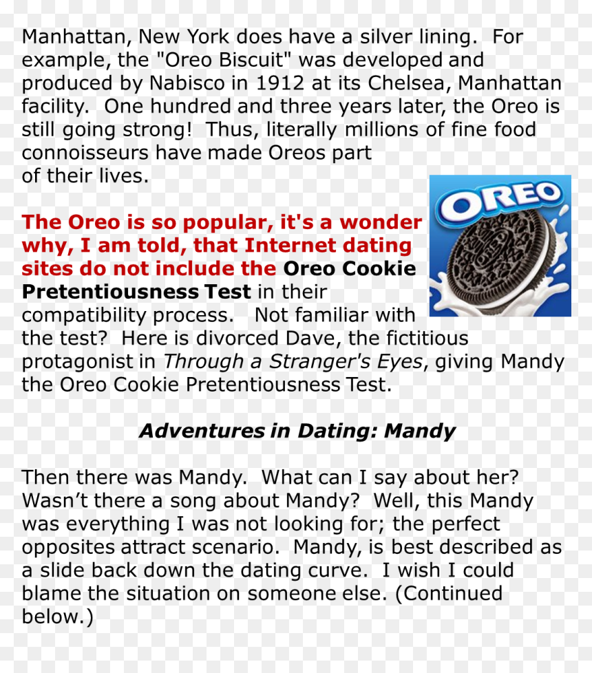 Ocpt2 - Short Story Using Opposites, HD Png Download - oreo cookie png