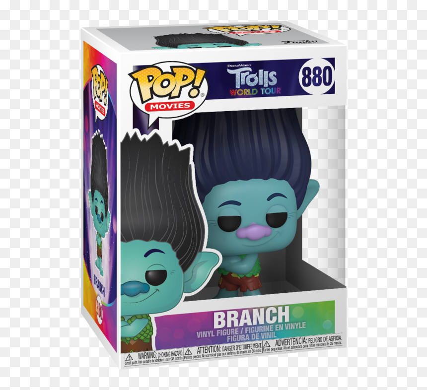 Trolls World Tour Toys, HD Png Download - trolls branch png
