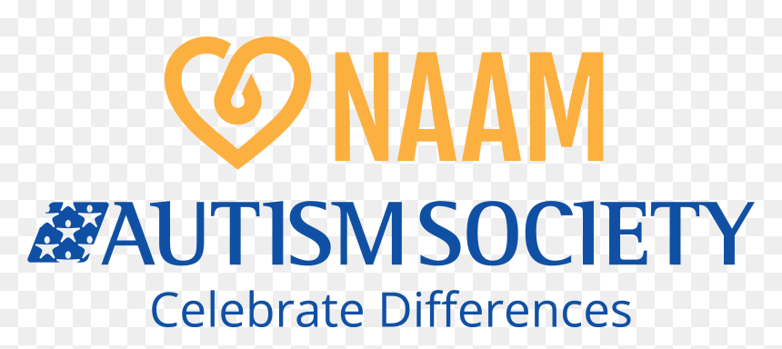 2020 Naam Stacked Lockup Tagline - Autism Society Of America, HD Png Download - autism awareness png