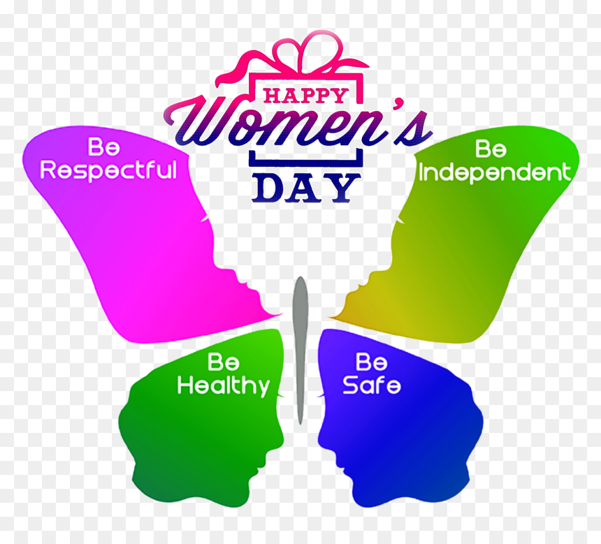 March 8th Happy Womens Day Transparent Png Clip Art - Happy Women's Day Logo, Png Download - happy womens day png
