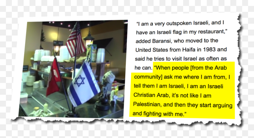 Tower Article Call Out Quote Israeli Flag Arab Christian - Flag Of The United States, HD Png Download - israeli flag png