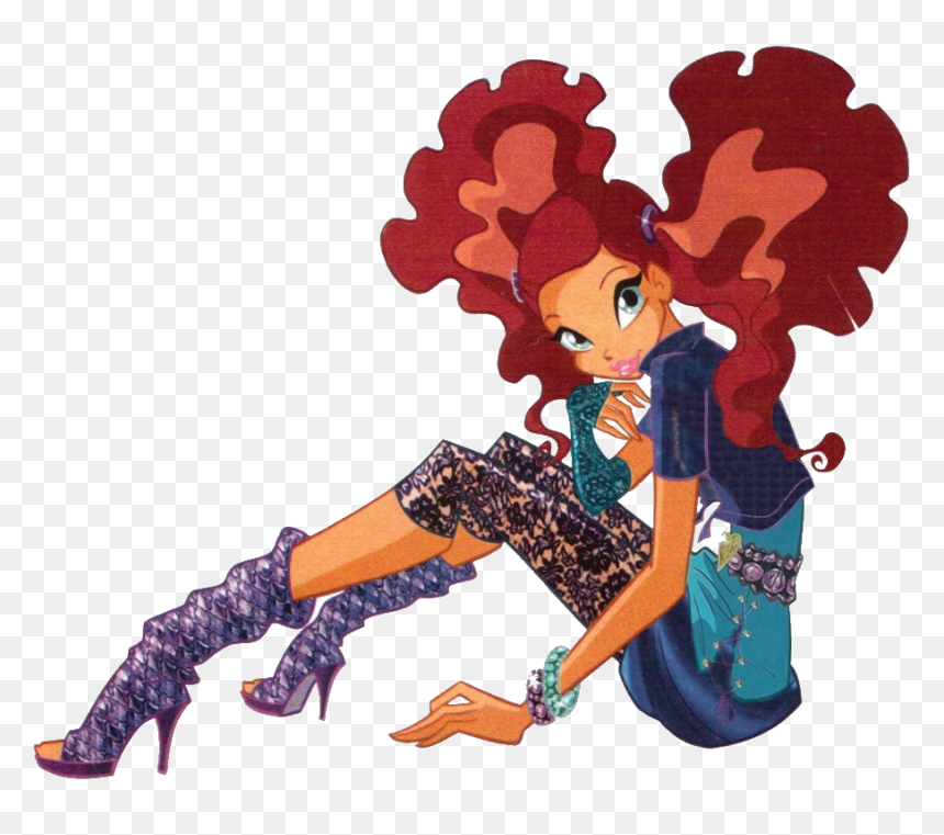 Layla Rockstar Png By Hazmanot-azarim - Winx Club Aisha Rockstar, Transparent Png - rockstar png