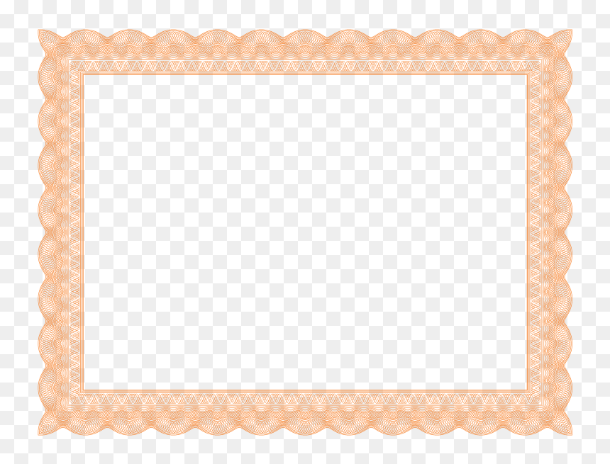 Picture Frame, HD Png Download - blank certificate template png