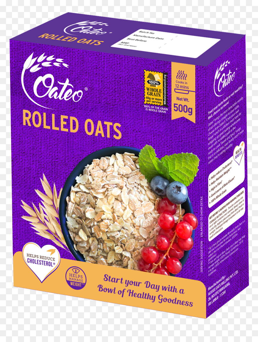 Rolled Oats Sri Lanka, HD Png Download - oats png