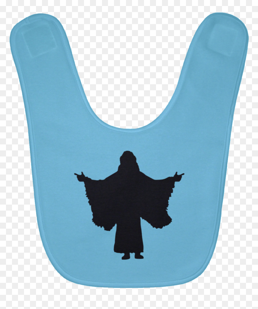 Silhouette, HD Png Download - baby bib png