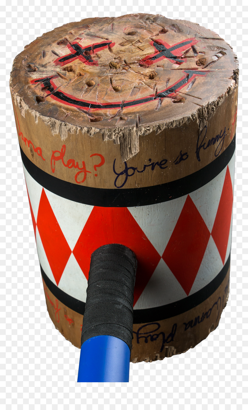 Suicide Squad Harley Quinn Wooden Mallet Replica Ikon - Harley Quinn Mallet Replica, HD Png Download - mallet png