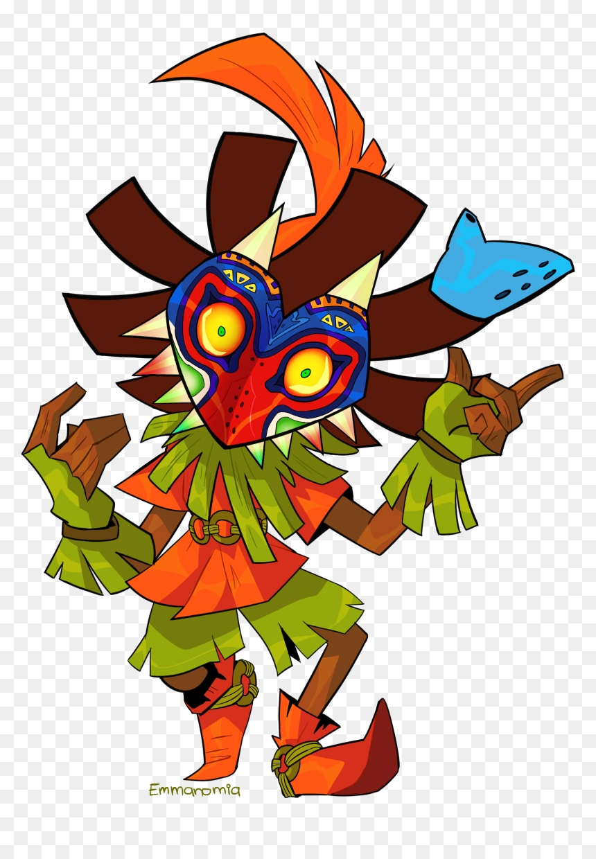 Skull Kid Fanart, HD Png Download - skull kid png