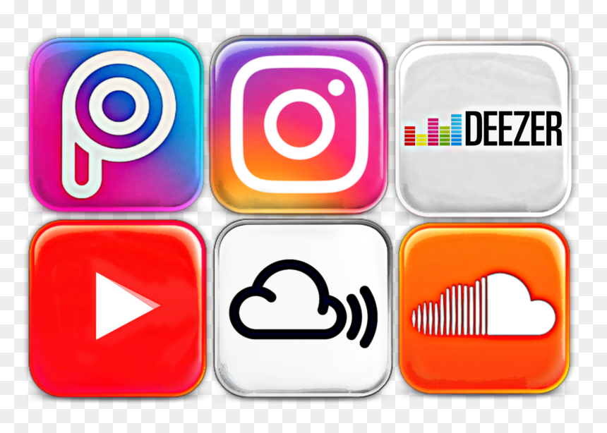 #logos #picsartlogo #dubrootsgirlpicsart #dubrootsgirl - Soundcloud Logos, HD Png Download - deezer png