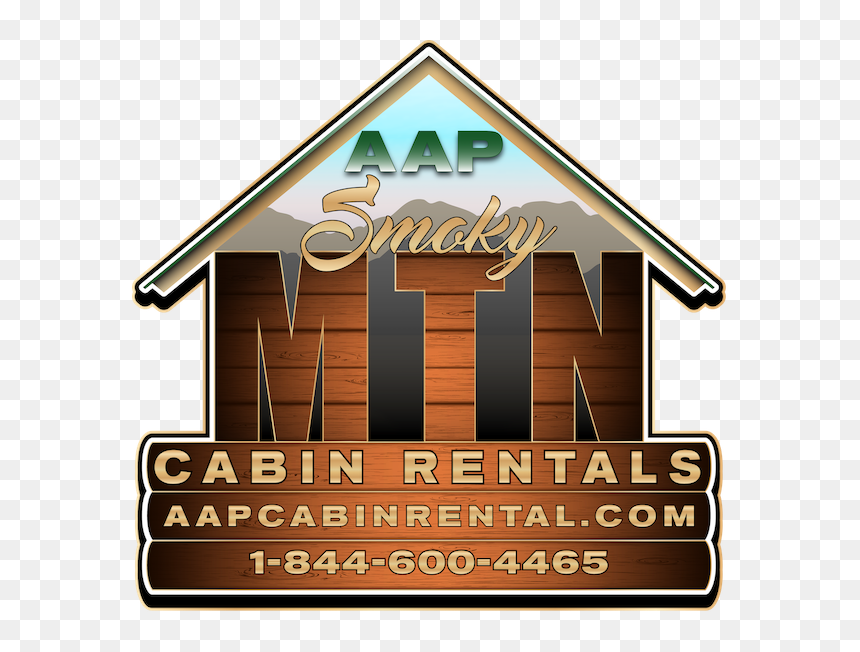 Log Cabin Rentals In The Great Smoky Mountains Area - Poster, HD Png Download - log cabin png