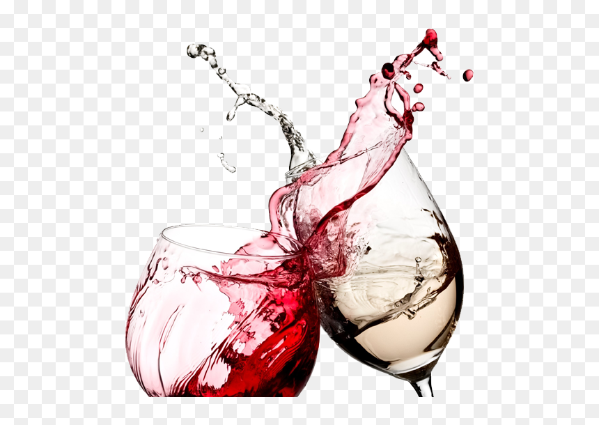 Wine Splashing Out Of Glass, HD Png Download - copas png