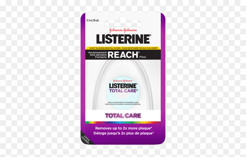 Listerine® Total Care Easy Sliding Floss, HD Png Download - floss png
