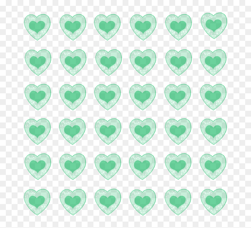 Dia Das Maes Coração Verde, HD Png Download - green heart png