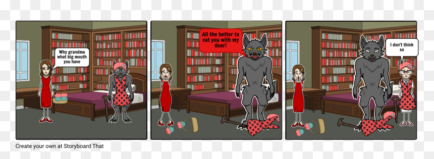 Cartoon, HD Png Download - little red riding hood png