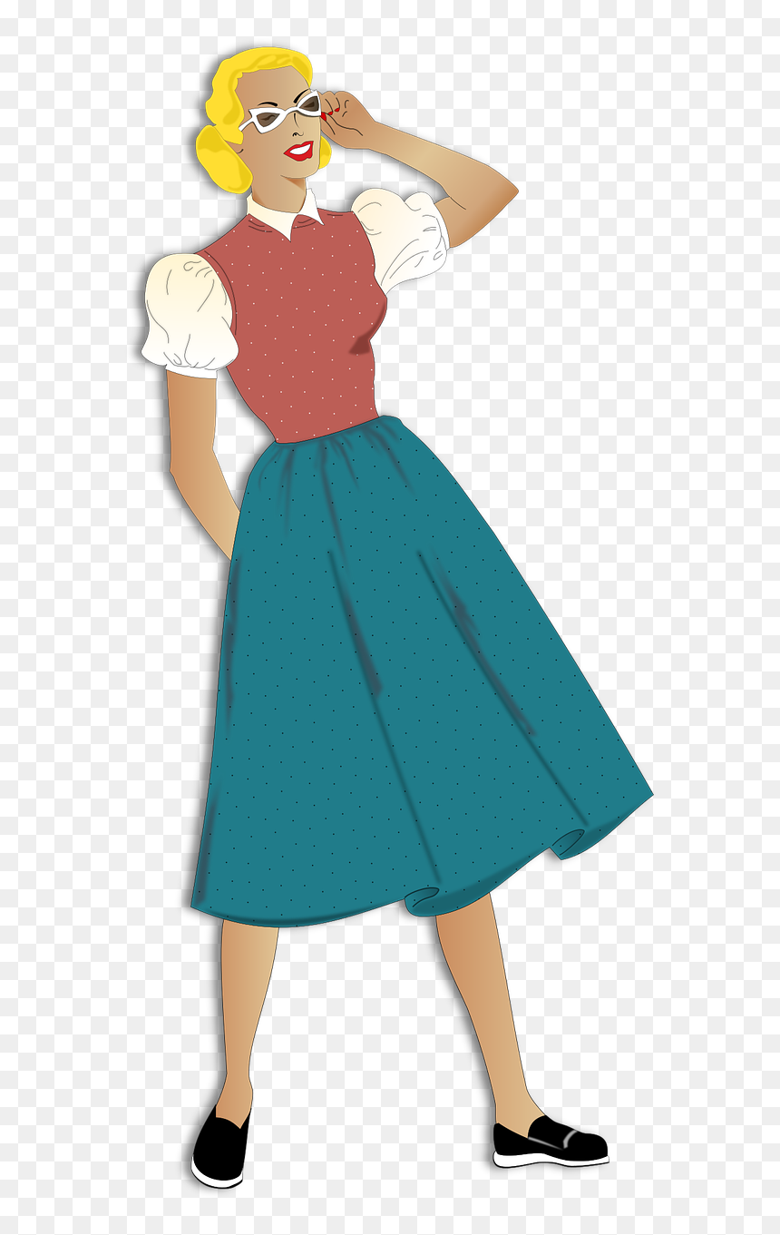 Clip Art, HD Png Download - vintage woman png