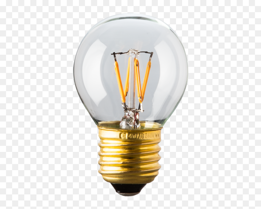 Incandescent Light Bulb, HD Png Download - golfball png