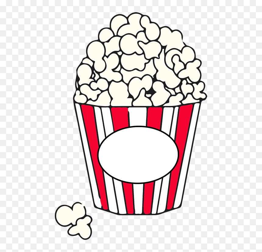 Cliparthot Of Advertising And Advertise - Popcorn Clipart Black And White, HD Png Download - advertise png