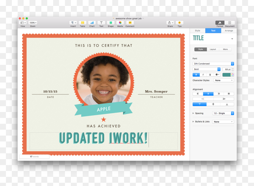 Pages Certificate Template, HD Png Download - blank certificate template png