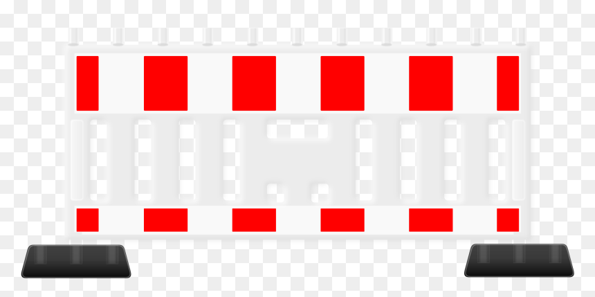 German Roadworks-barrier Clip Arts - Roadworks, HD Png Download - barrier png