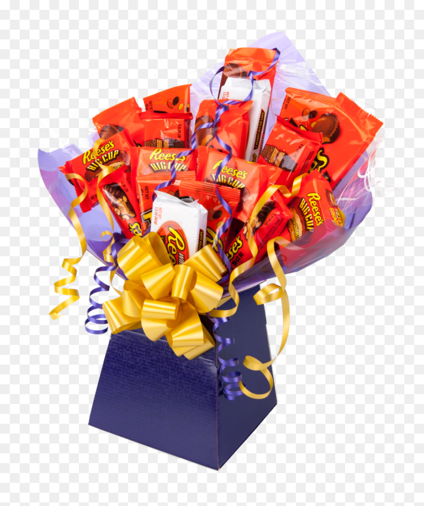 Reese"s Huge Xl 18 Piece American Chocolate Bouquet - Transparent Chocolate Gift Png, Png Download - reeses png