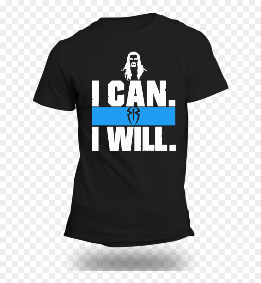 Roman Reigns Wwe Official Black Half Sleeve T-shirt - Roman Reigns Wwe Tshirt, HD Png Download - wwe roman reigns png