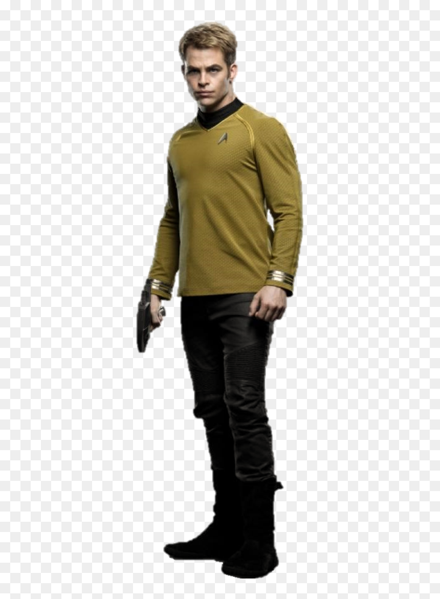Thumb Image - Kirk Chris Pine Star Trek, HD Png Download - captain kirk png
