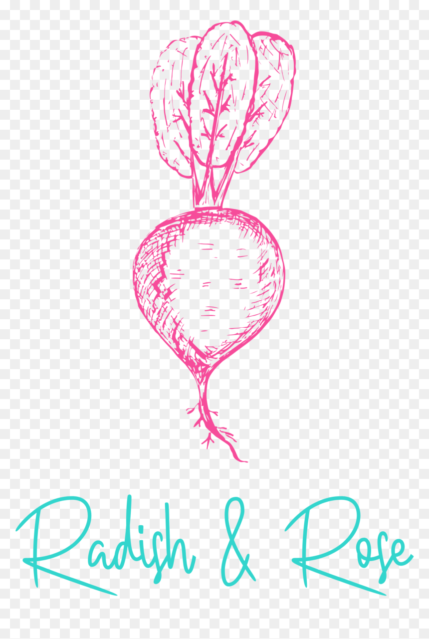 Radish And Rose Logo - Red Cabbage, HD Png Download - radish png