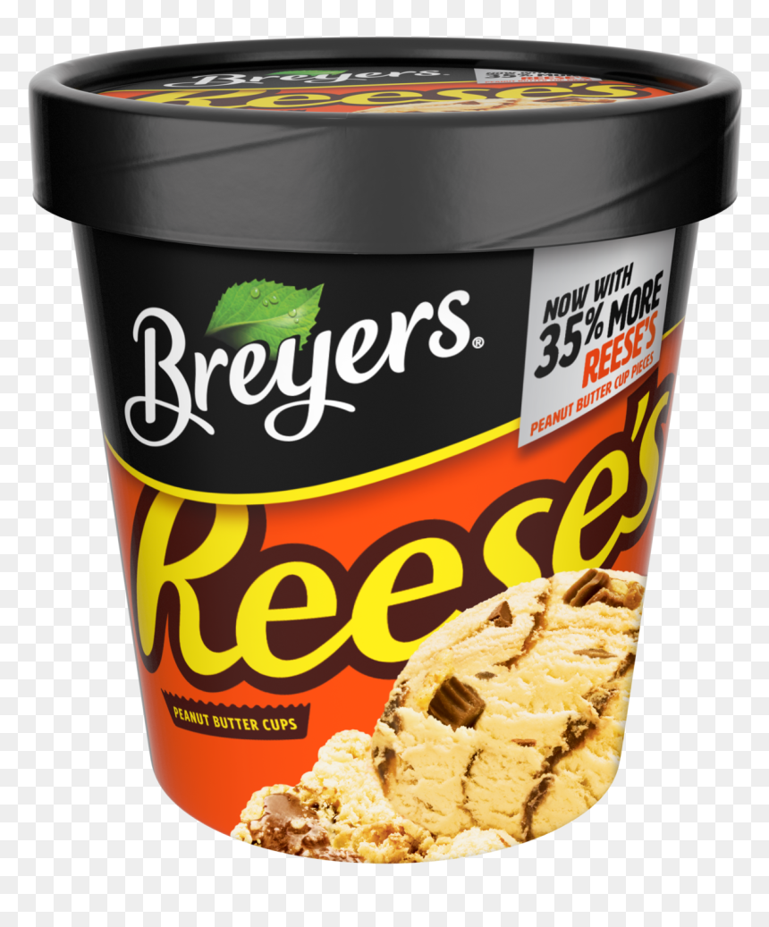Reeses Peanut Butter Cups Breyers Cookies Candies Png - Reeses Peanutbutter Cups Ice Cream, Transparent Png - reeses png