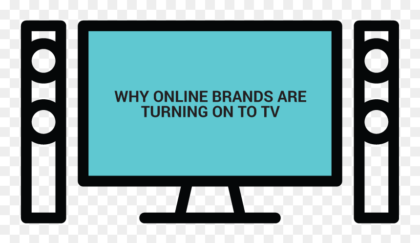 Clipart Tv Tv Advertisement - Modern Television Icon Png, Transparent Png - tv set png