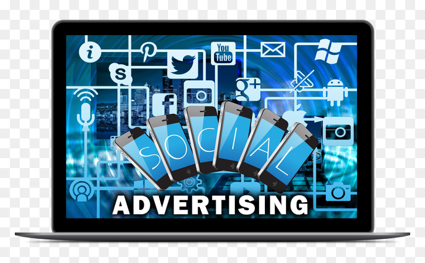 Advertising Social Media - Internet Addiction Disorder, HD Png Download - advertise png