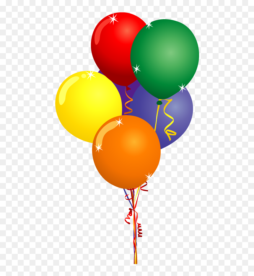 Hot Air Balloon Party Clip Art - Balloon Birthday Clip Art, HD Png Download - air balloons png