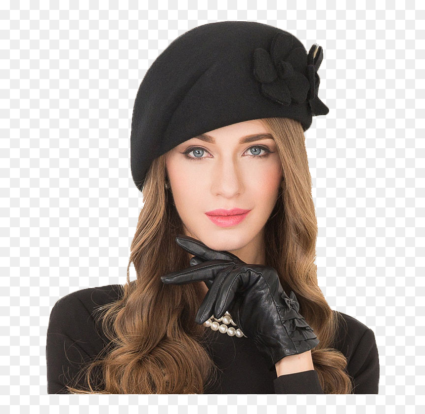 French Womens Hat, HD Png Download - french beret png