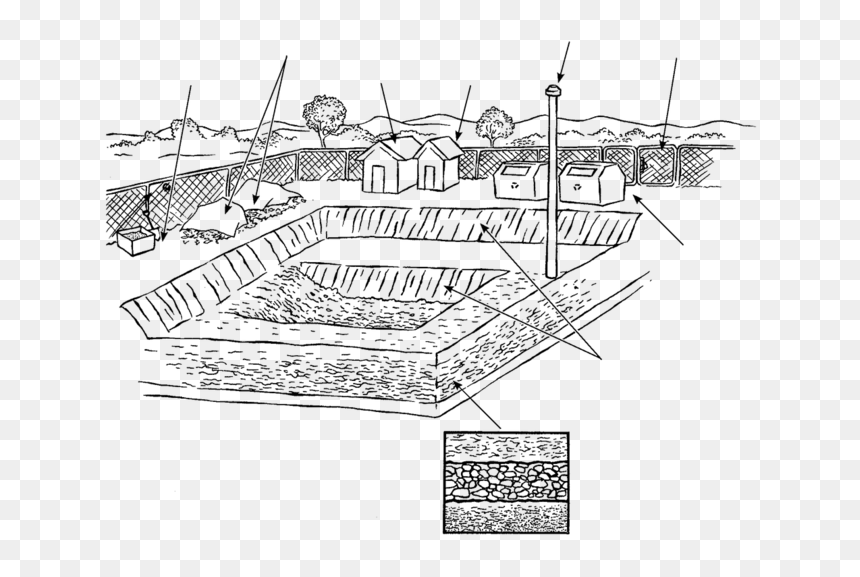 Illustration Of The Below - Relleno Sanitario De Area, HD Png Download - landfill png