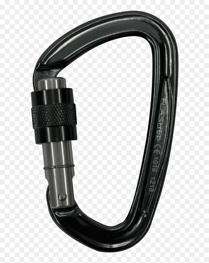 Flashed Screwgate Carabiner - Buckle, HD Png Download - carabiner png