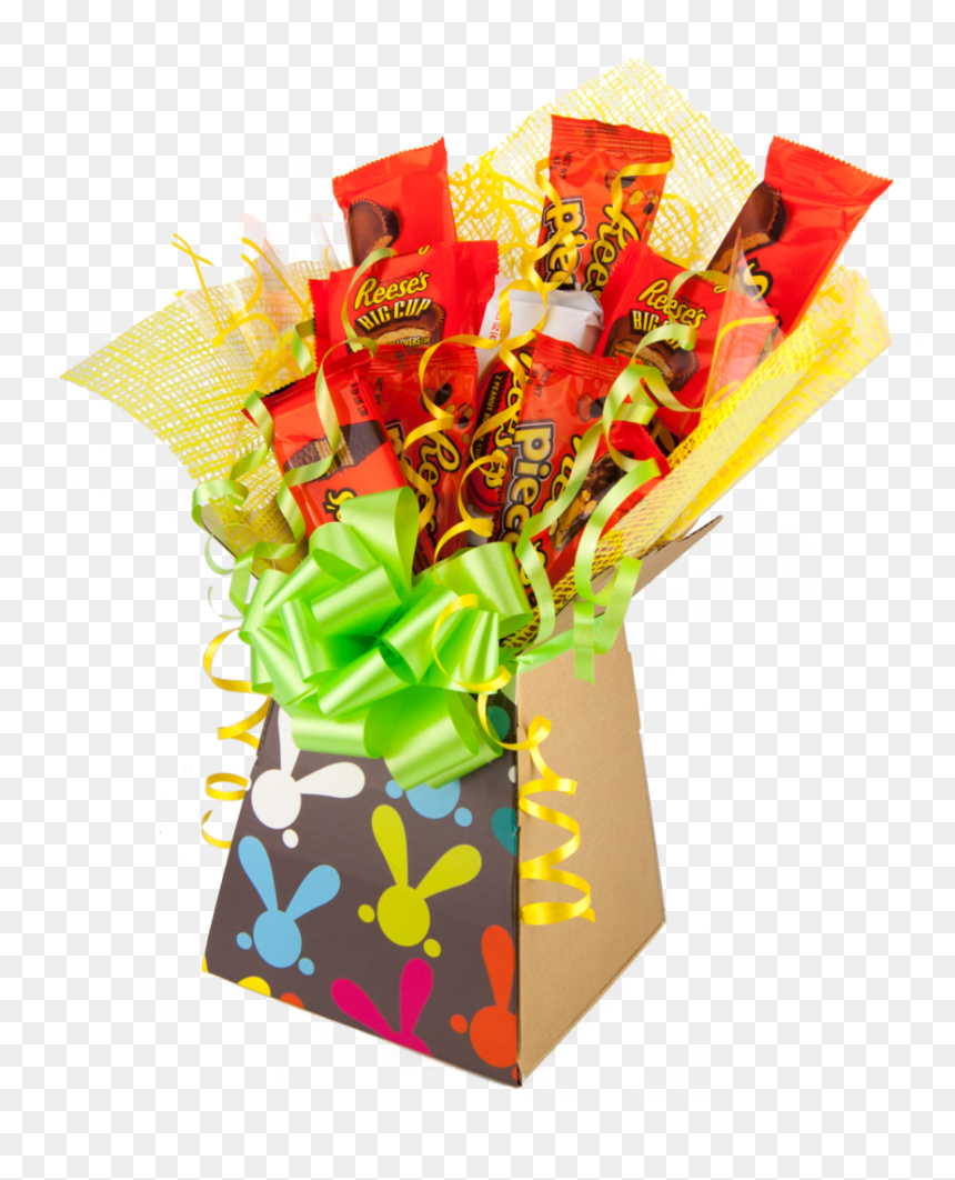 Reese"s Easter American Chocolate Bouquet Tree Explosion - Wrapping Paper, HD Png Download - reeses png