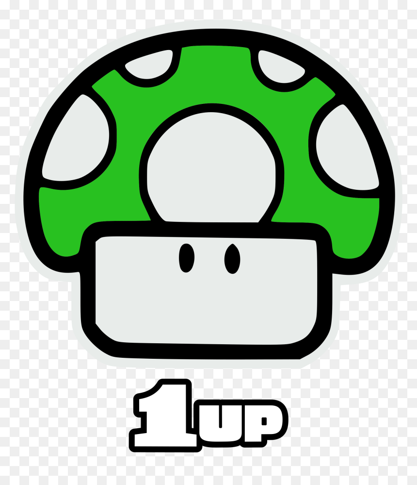 One Up Clip Arts - One Up Mario Bros, HD Png Download - admit one png