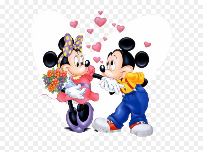 Mickey Minnie Mouse - Happy Mickey And Minnie, HD Png Download - happy womens day png