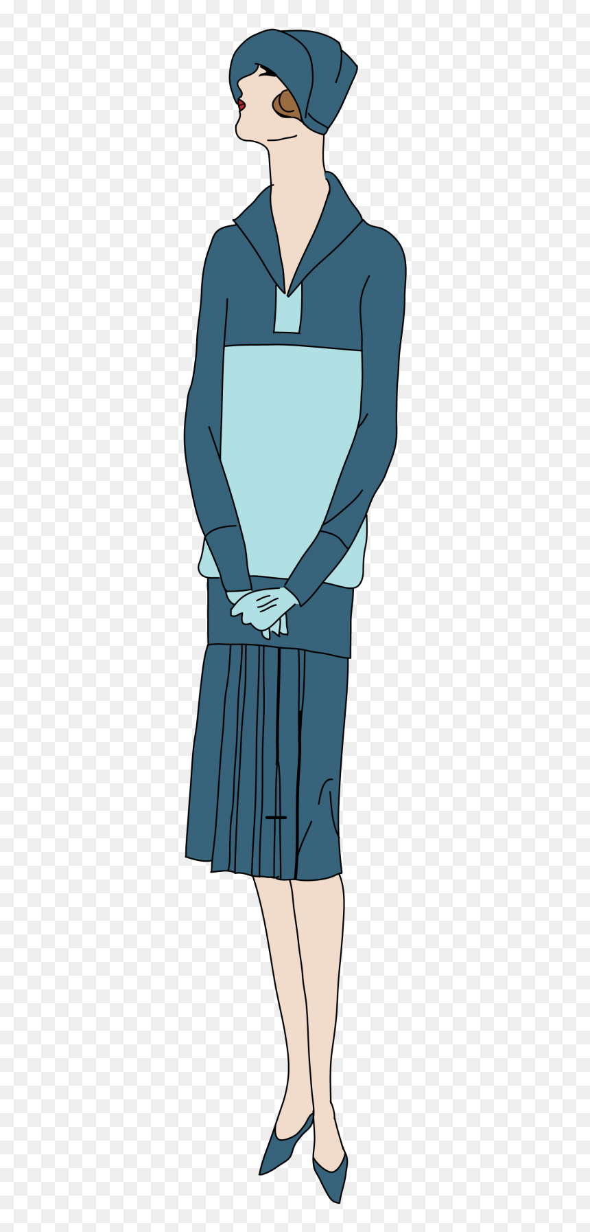 Illustration, HD Png Download - vintage woman png