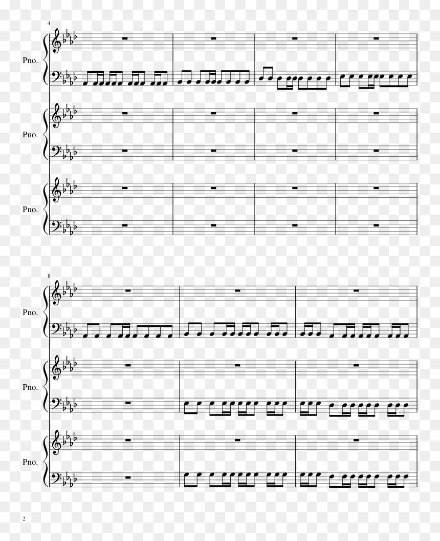 Discover The Coolest - Rise And Fall Sheet Music, HD Png Download - cuadros png