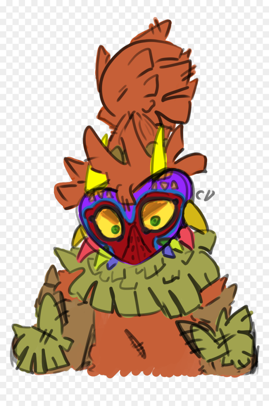 Experimental Fun Thing I Rlly Like Skull Kid - Cartoon, HD Png Download - skull kid png