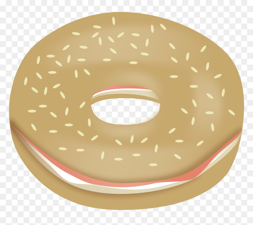 Designing A Emoji V - Bagel, HD Png Download - donut clipart png