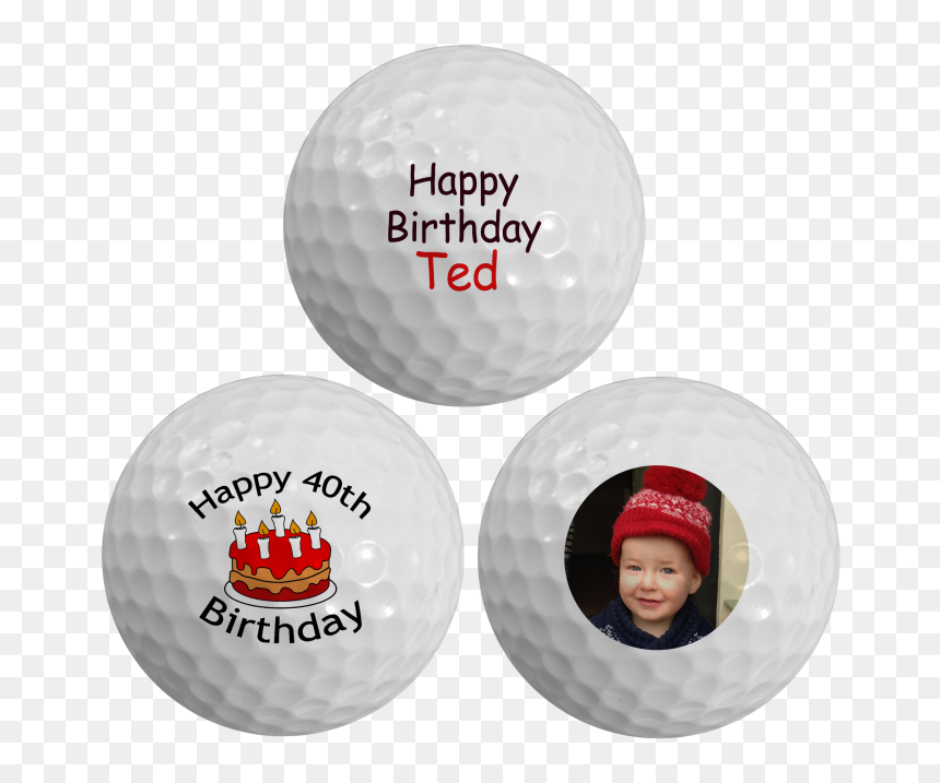 Direct To Object Printing - Personalised Golf Ball, HD Png Download - golfball png