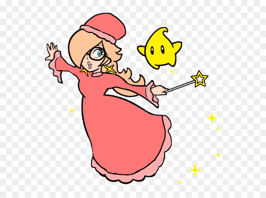 Rosalina As Little Red Riding Hood"s Grandmother - Mario Party Star Rush Artwork, HD Png Download - little red riding hood png