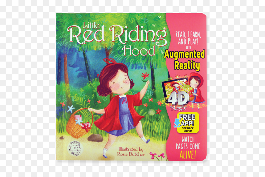 Little Hippo Little Red Riding Hood, HD Png Download - little red riding hood png