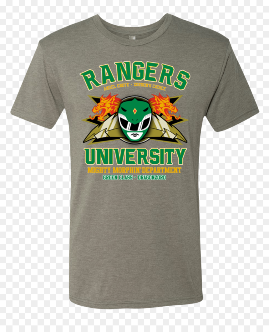Rangers U Green Ranger Men"s Triblend T-shirt - Green Lantern, HD Png Download - green ranger png