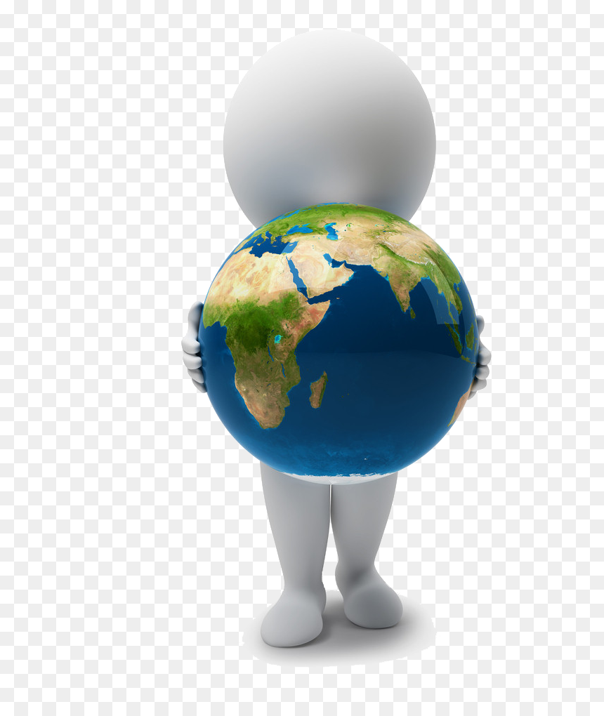 Earth 3d Computer Graphics Stock Illustration Clip - 3d White Man Png, Transparent Png - 3d white man png